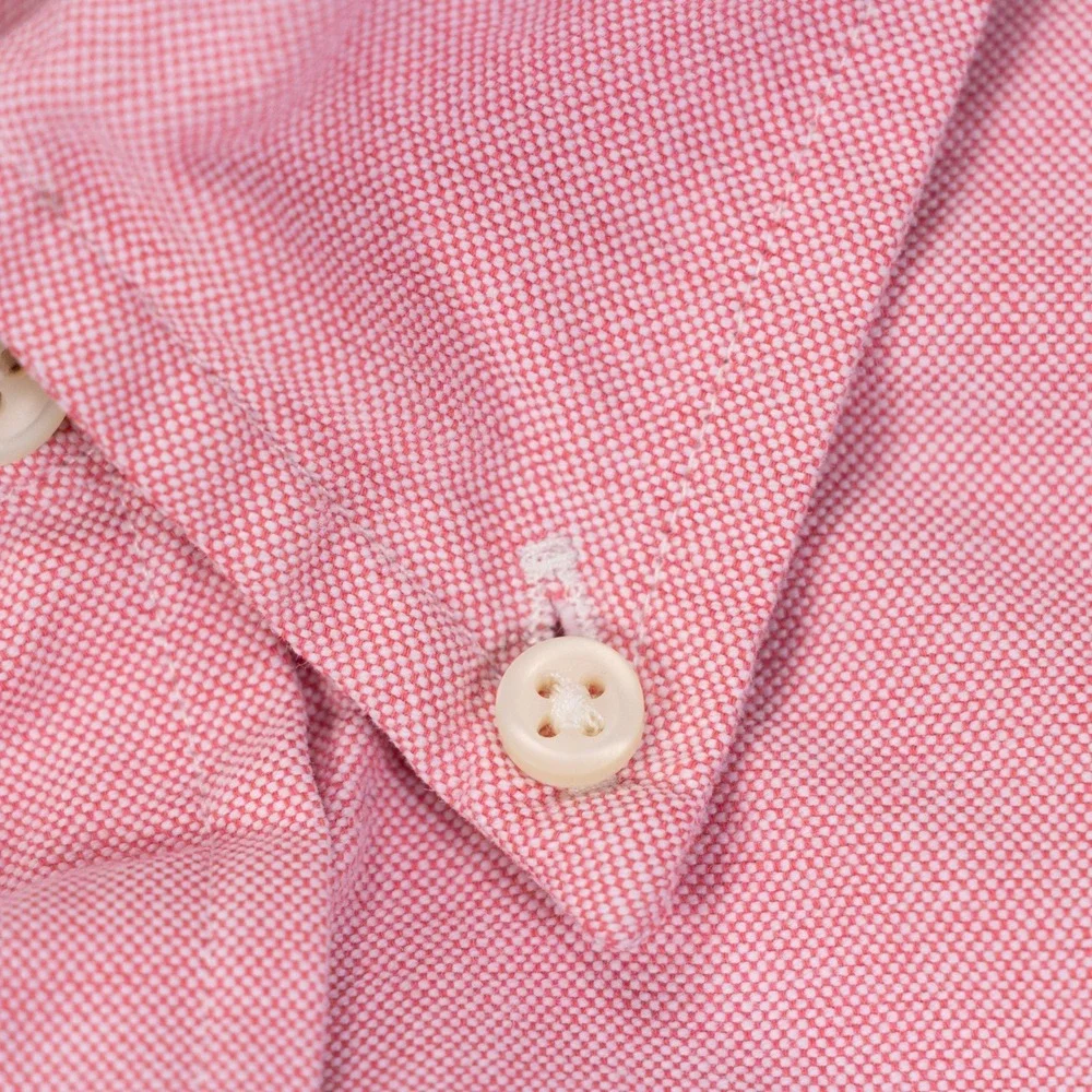 Polo Ralph Lauren Shirt Classic Fit Mens M Light Red Oxford Button Down Logo